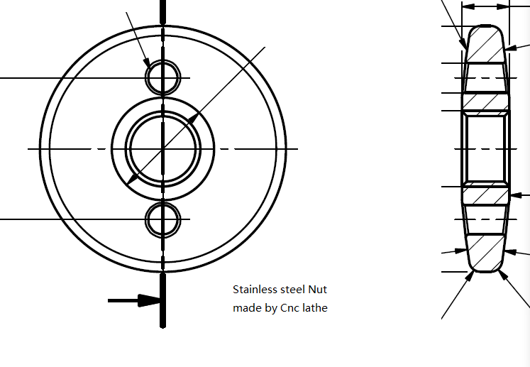 Cnc Lathe Parts clamping disc