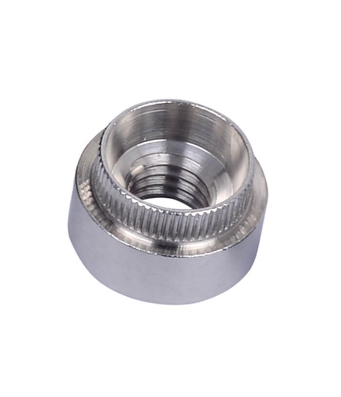 Straight knurled nut